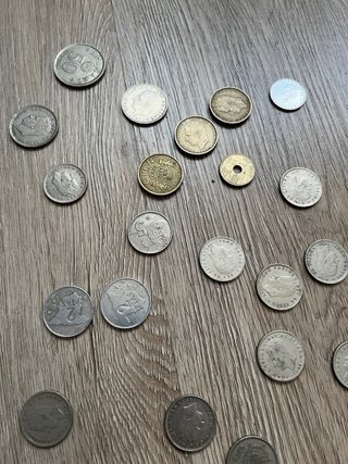 Monedas antiguas de Pesetas
