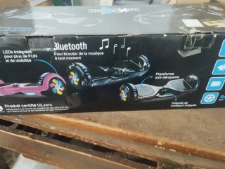 Patineta Eléctrica Hoverboard Negra