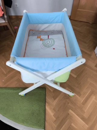 Minicuna bebé + regalo colchón Ecus kids y sábanas