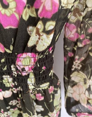 Vestido estampado floral mujer