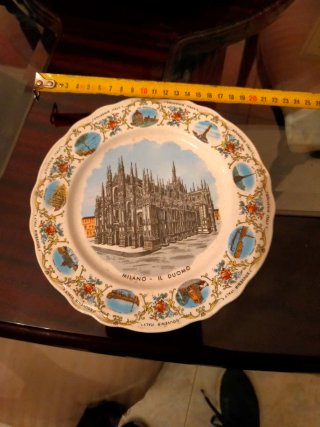 Piatto Souvenir Duomo Milano
