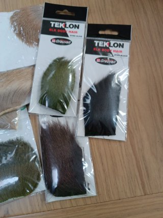 Lotes de pelos para montaje de moscas