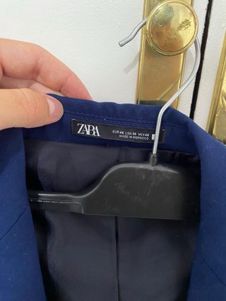Traje de chaqueta y pantalón ZARA azul Talla 36