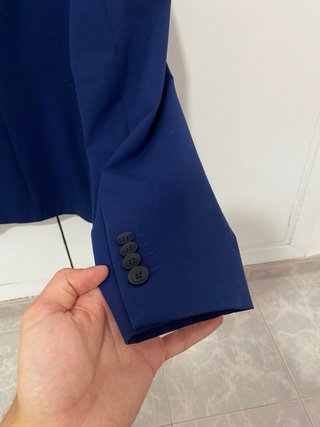 Traje de chaqueta y pantalón ZARA azul Talla 36