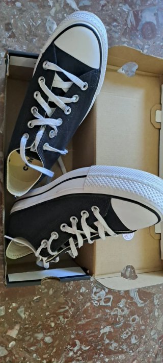 Converse All Star 39 Plataforma Negras