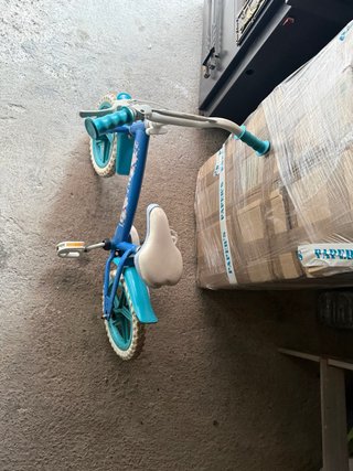 Bicicleta infantil Frozen azul