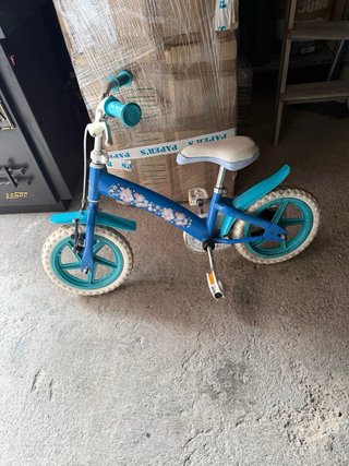 Bicicleta infantil Frozen azul