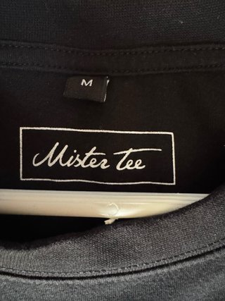 Camiseta Mister Tee Negra Talla M