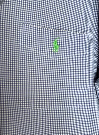 Camisa Polo Ralph Lauren cuadros azul