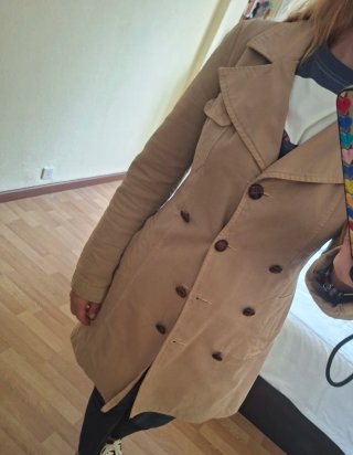 Abrigo Benetton Beige