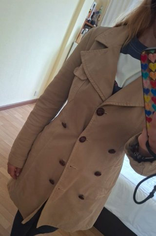 Abrigo Benetton Beige