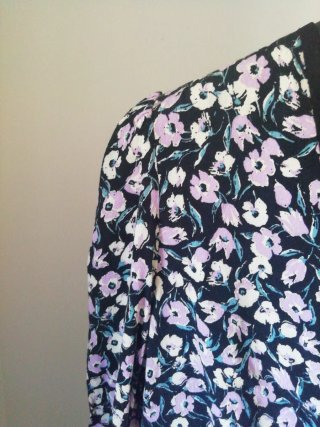 Vestido largo floral Mango Talla S