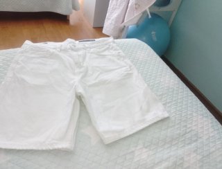 Pantalón Corto Blanco Hombre