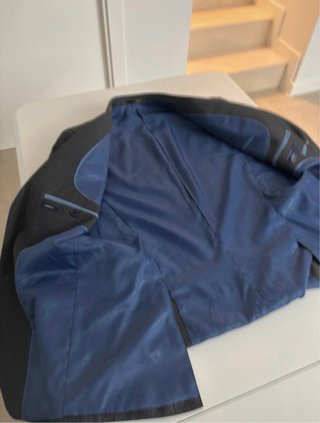 Traje de vestir Roberto Torretta Raya Gris