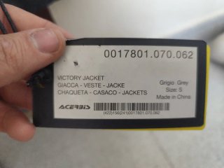 Chaqueta Moto Acerbis Victory Gris