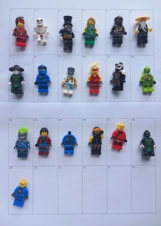 Minifiguras LEGO Ninjago