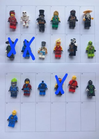 Minifiguras LEGO Ninjago
