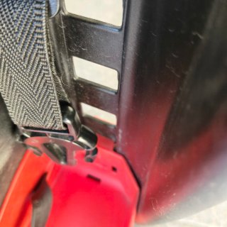 Silla Bebé Bicicleta Negra y Roja