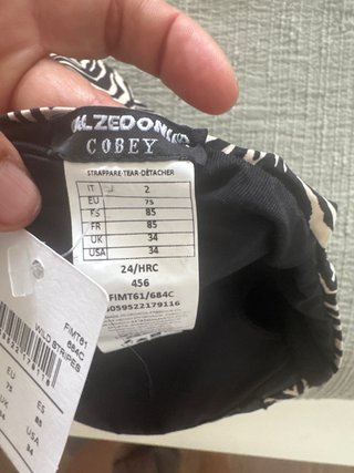 Bañador Calzedonia estampado cebra