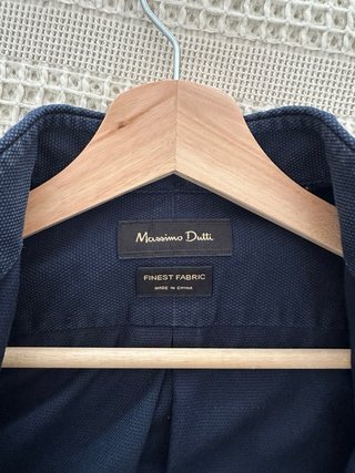 Camisa Massimo Dutti Azul Marino