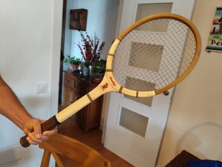 Raqueta Tenis Dunlop Madera Antigua