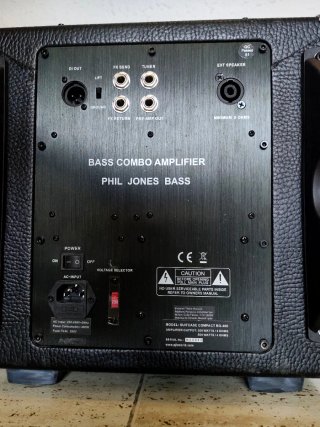 Amplificador bajo contrabajo Phil Jones BG-400