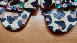 Sandalias Pilar Burgos Leopardo Joyas