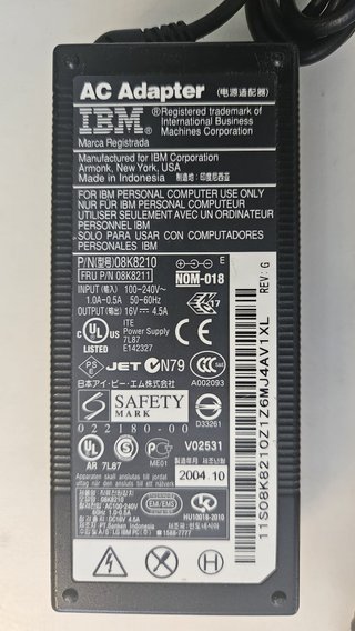 Cargador Portátil IBM V02531