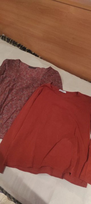 Camiseta y Blusa Mujer XL Rojo teja Multicolor
