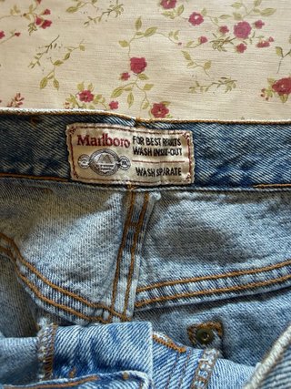 Vaqueros retro azules