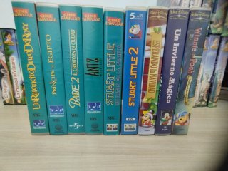 Lote Películas VHS Infantiles Variadas
