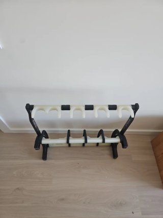 K&M Soporte para varias guitarras y bajos