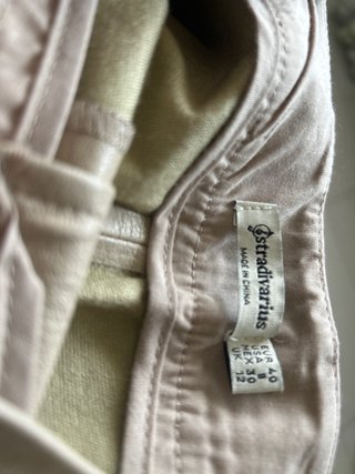 Falda cuero beige Talla L