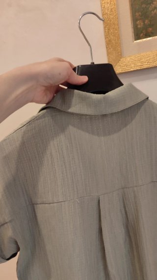 Camicia donna Shein verde oliva taglia L
