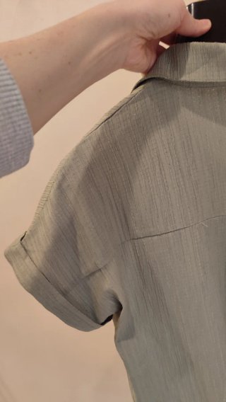 Camicia donna Shein verde oliva taglia L