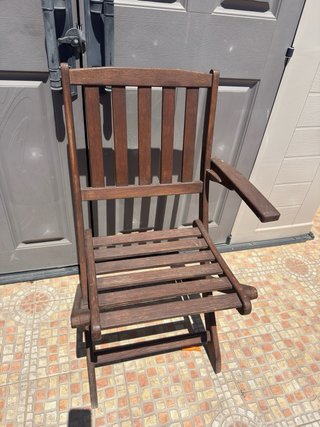 Mesa de madera plegable