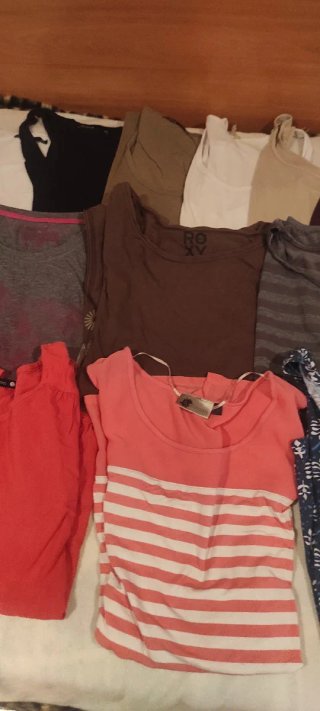 Lote 12 Camisetas Manga Corta Mujer Talla M-L