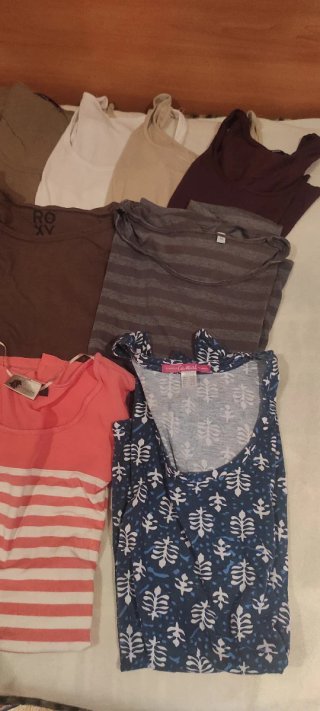 Lote 12 Camisetas Manga Corta Mujer Talla M-L