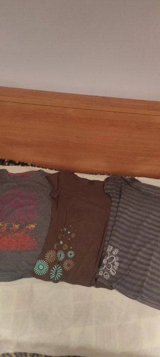 Lote 12 Camisetas Manga Corta Mujer Talla M-L