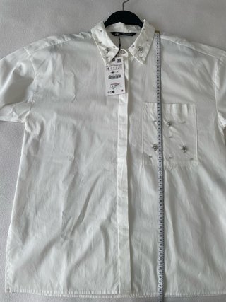Camisa Zara adornada Talla S