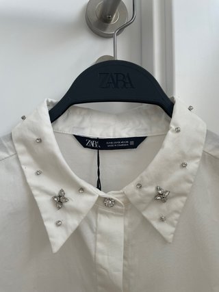 Camisa Zara adornada Talla S