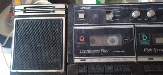 Radio Cassette Doble Deck Unisef SZ-2020S