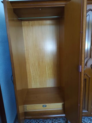 Dormitorio Colonial Madera Maciza 6 Puertas