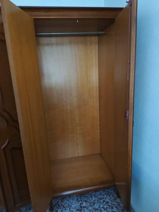 Dormitorio Colonial Madera Maciza 6 Puertas