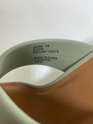 Sandalias Primark verdes talla 39