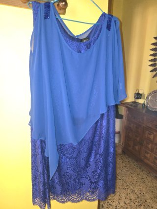 Vestido azul para ocasiones especiales