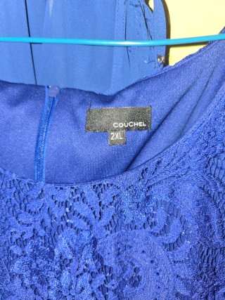 Vestido azul para ocasiones especiales