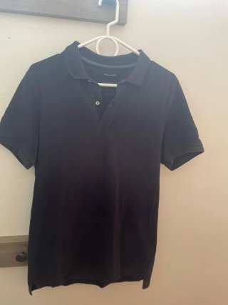 Polo Massimo Dutti Negro