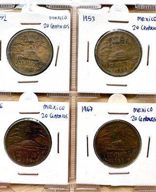 Colección monedas México 1943-1967