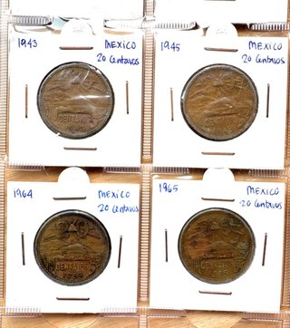 Colección monedas México 1943-1967